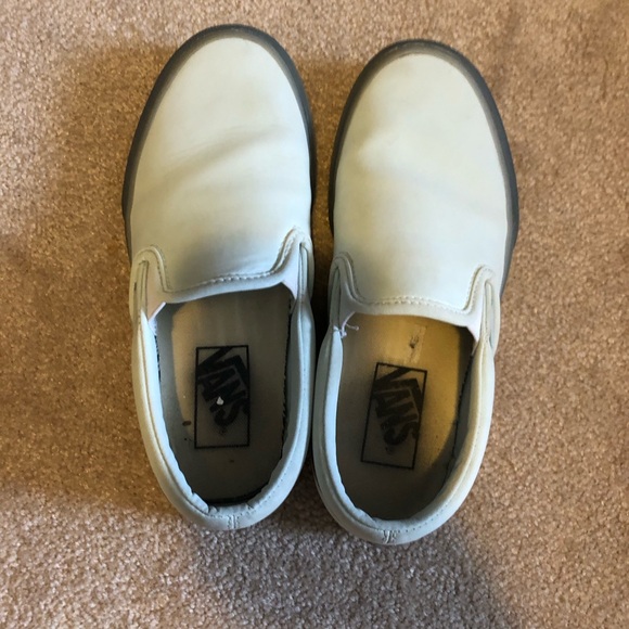 Vans Slip on Sneakers Green Size 5 - Picture 2 of 5